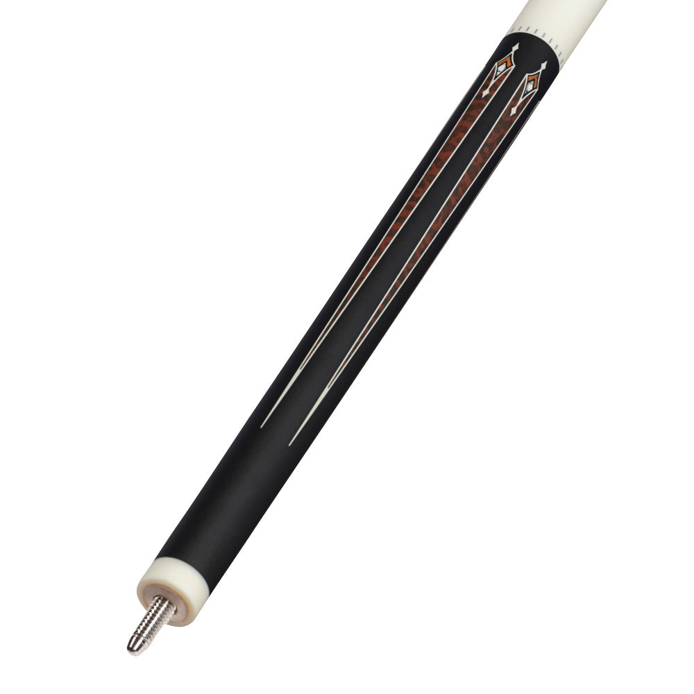 Energy By Players Matte White/Black with Thuya Burl Wrapless Cue (HC22)