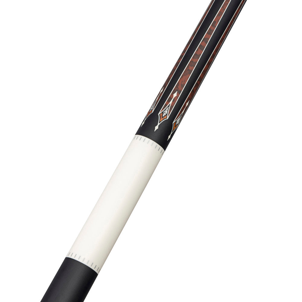 Energy By Players Matte White/Black with Thuya Burl Wrapless Cue (HC22)