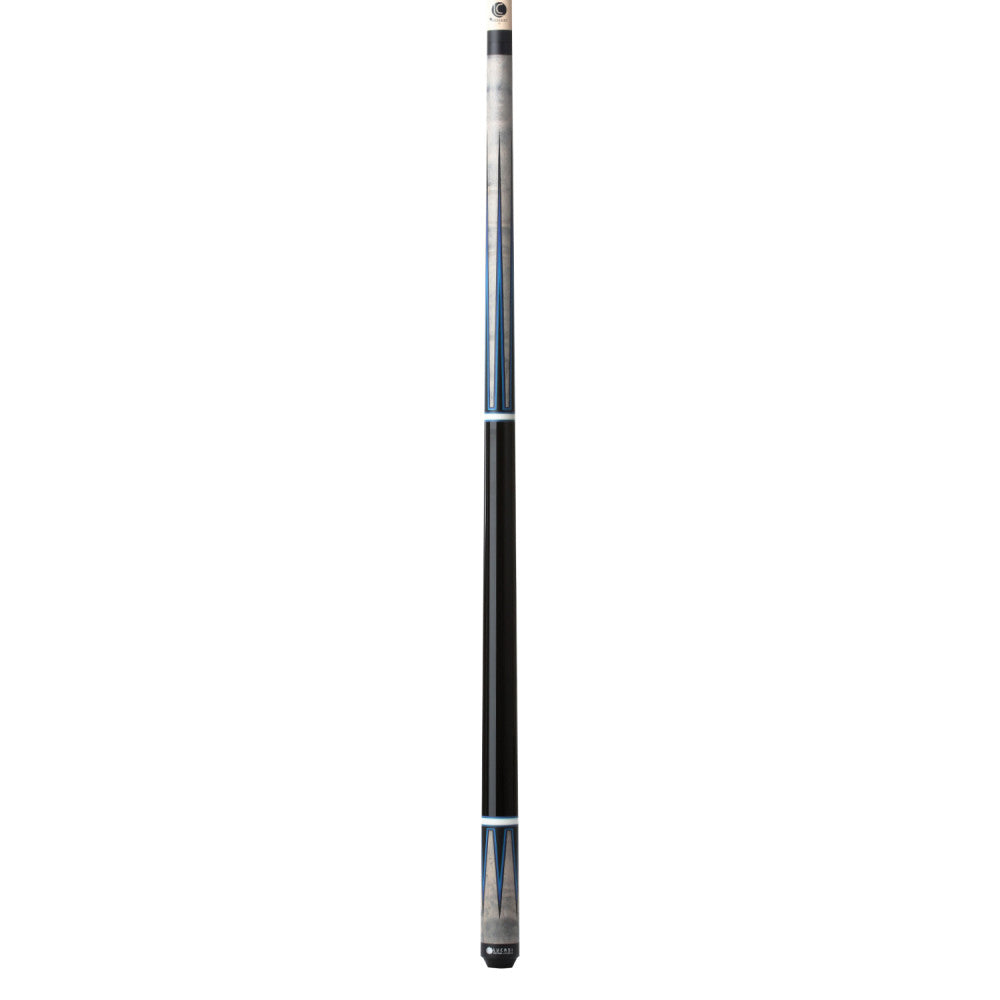 Lucasi LZC53 cue - forearm with blue & green points