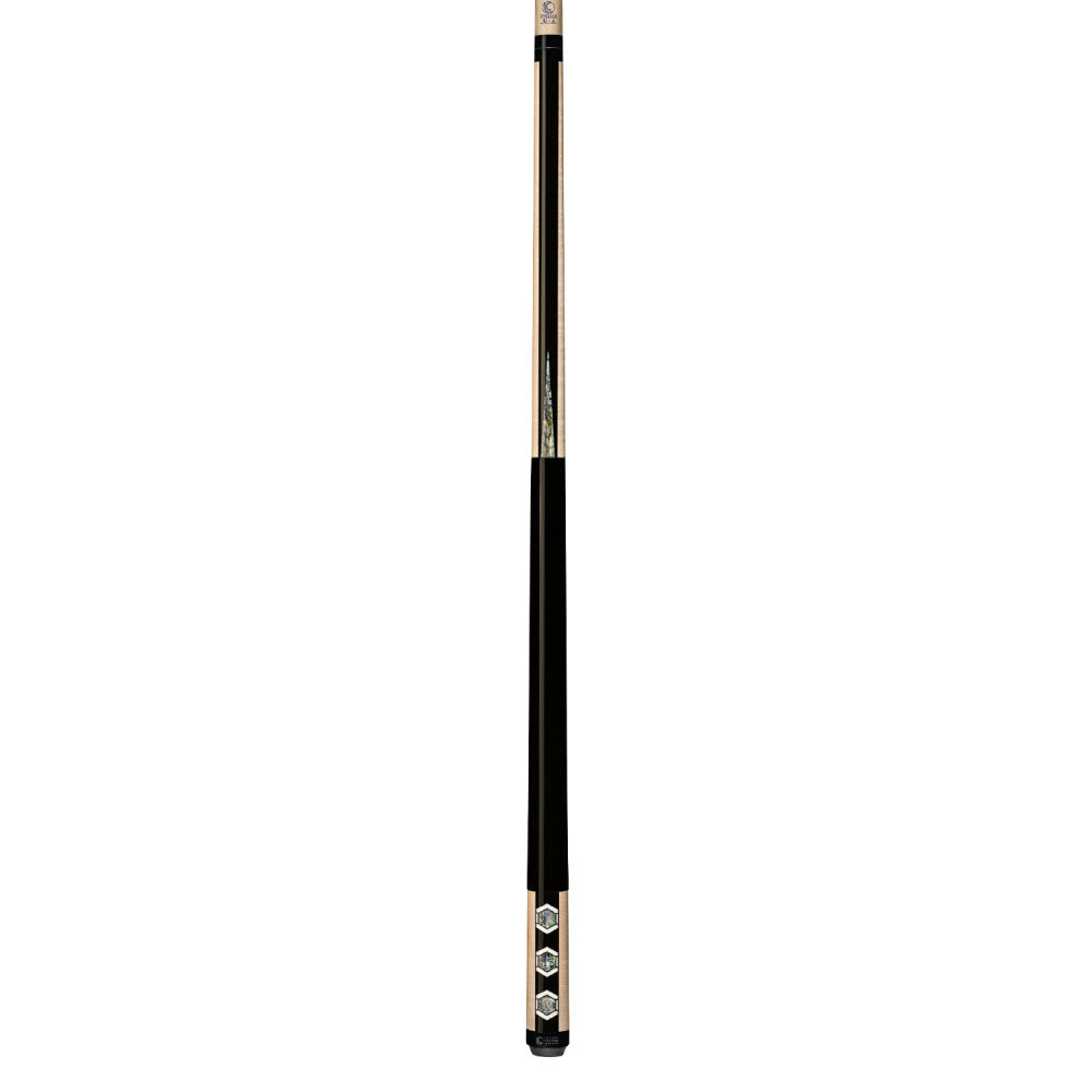 Full view of the LCR Carom Cue, showcasing its wrapless design.