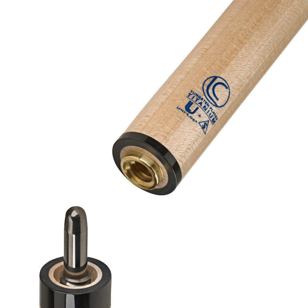 Lucasi Hybrid Carom Splice Shaft LCRHXS showing joint and ferrule connection