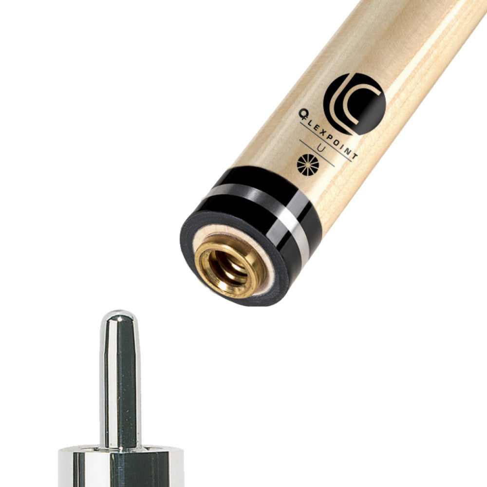 Lucasi Zero Flexpoint shaft joint connecting to ferrule with chrome fitting. LHX-U3M