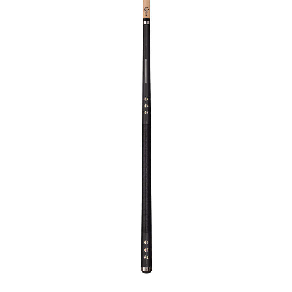 Lucasi LUX75 cue - forearm diamond inlay detail