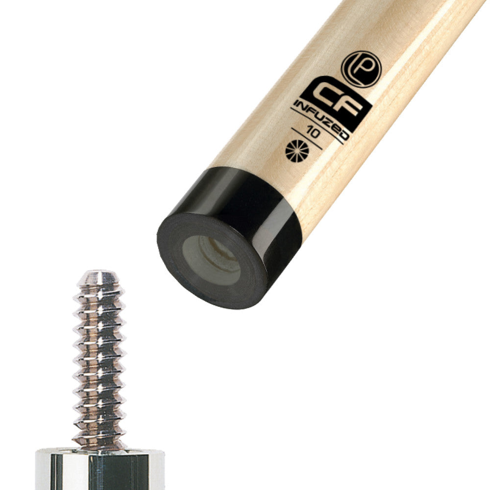 Shaft with CF logo and a threaded joint pin detached