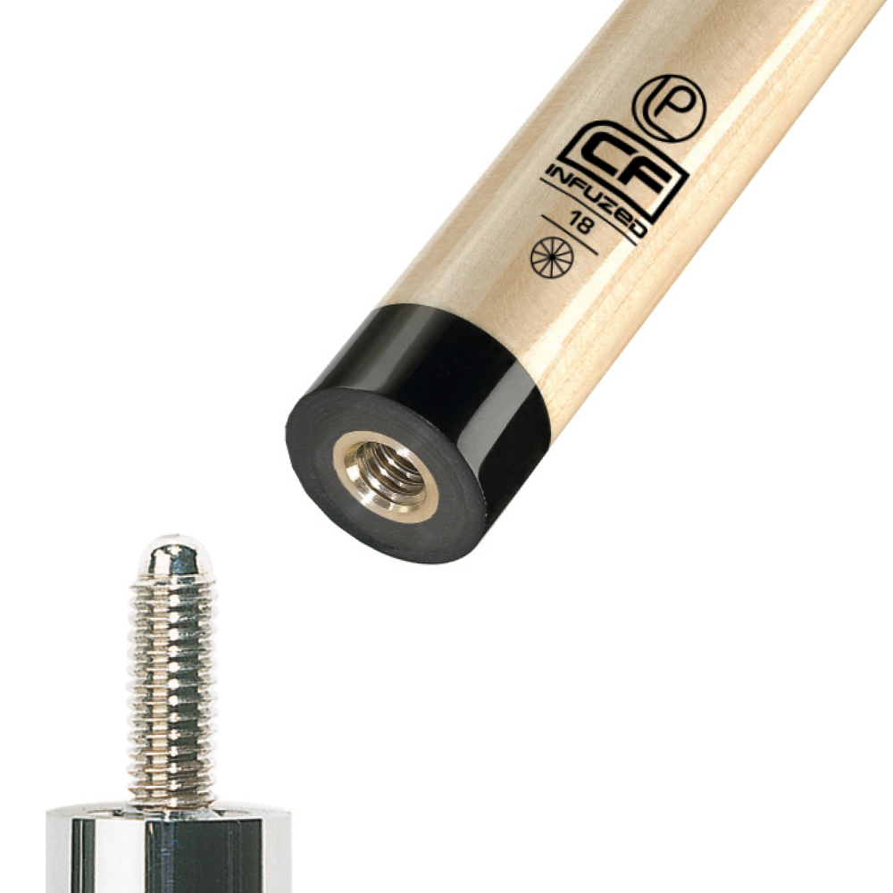 Lucasi Pro Maple 10-Splice CF InFUZED Shaft - 12mm, 5/16 x 18, 30 inch