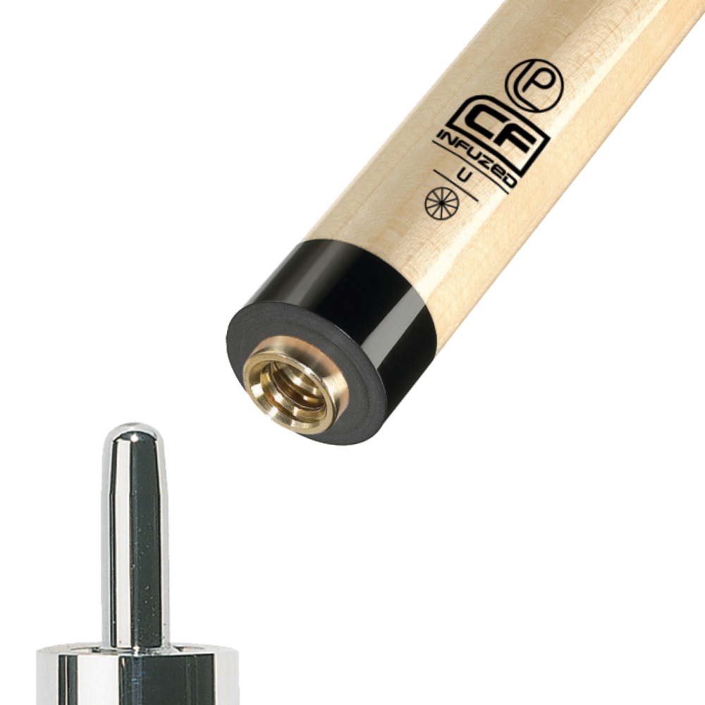 Lucasi Pro Maple 10-Splice CF InFUZED Shaft - 12mm, Uni-Loc, 30 inch