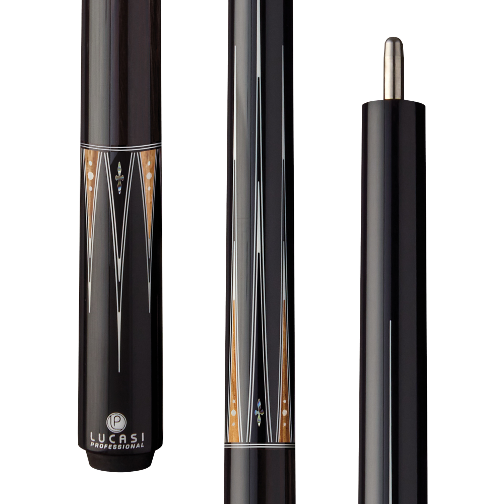 Lucasi Pro OD Series Ebony Cue Butt Uni-Loc - full view