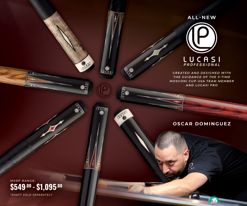 Lucasi Pro OD Ebony Cue Butt - handle and Uni-Loc joint detail