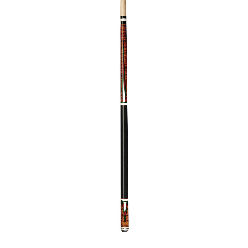 Players 4 Point Antique Maple Wrapless Cue (C-811)