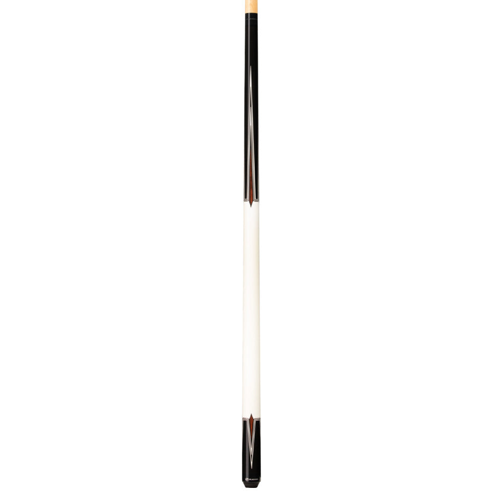 Players Black & Imitation Bone Wrapless Cue (G4109)