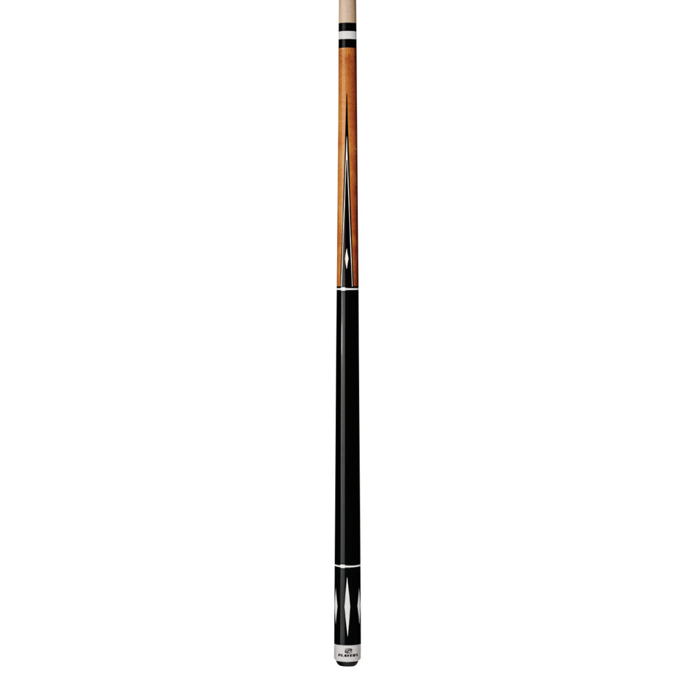 Players Black & White Diamond Wrapless Cue (C-804)