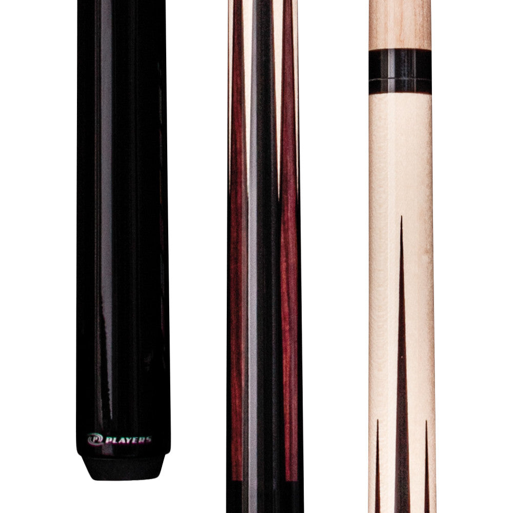 Players Black/Cocobolo Sneaky Pete Wrapless Cue (S-PSP15)