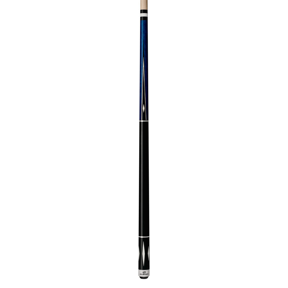 Players Blue & White Diamond Wrapless Cue (C-805)