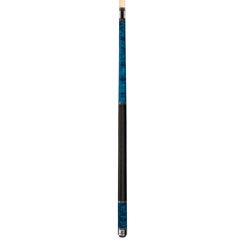 Players Blue Birdseye Cue with Black Linen Wrap (C-955)