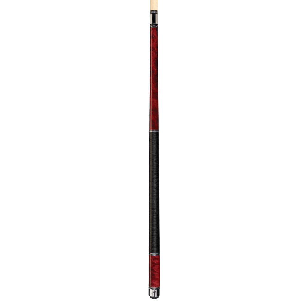 Players Crimson Birdseye Cue with Black Linen Wrap (C-960)