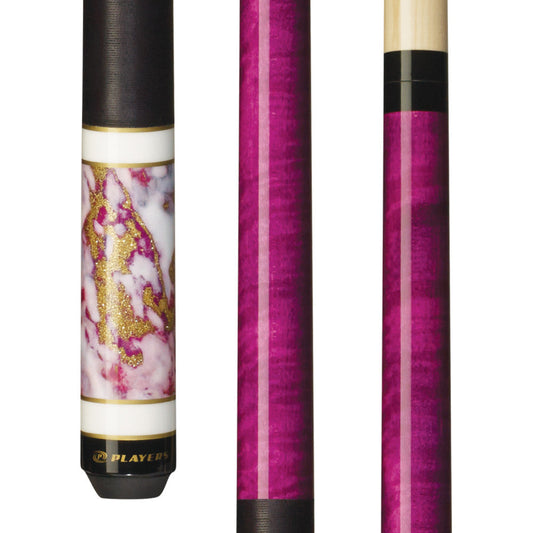 Players Illustrious Purple Cue with Black Linen Wrap (C946)