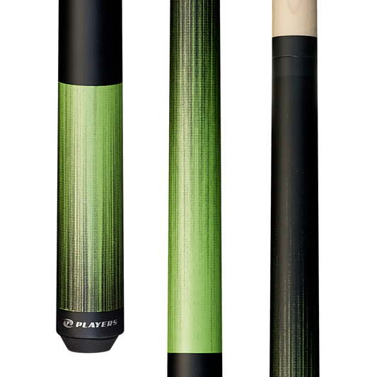 Players Luscious Lime Matte Wrapless Cue (C705)