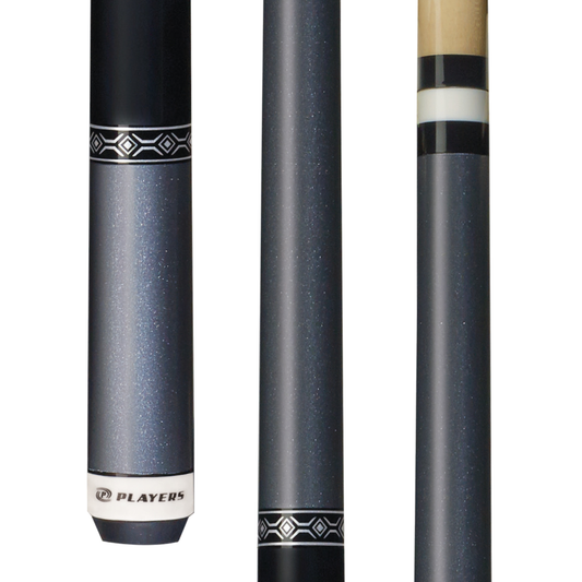 Players Silver Gloss Wrapless Cue (C603)