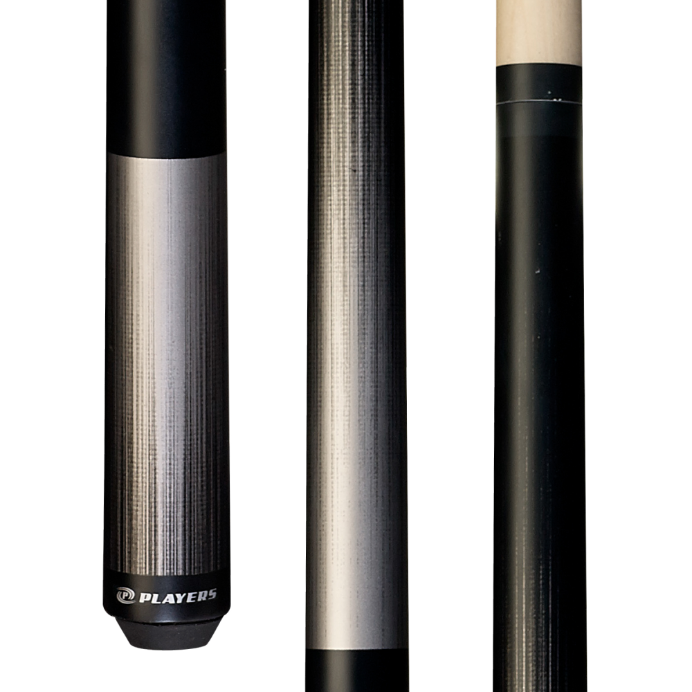 Players Sonic Silver Matte Wrapless Cue (C701)