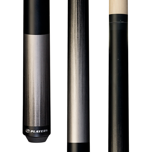 Players Sonic Silver Matte Wrapless Cue (C701)
