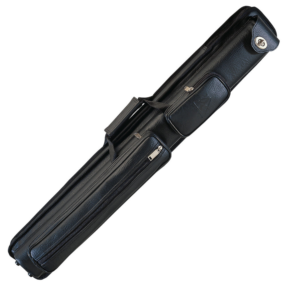 PRO SERIES CASES PRO-96A Black Leatherette 2x4 Hard Pool Cue Case ...