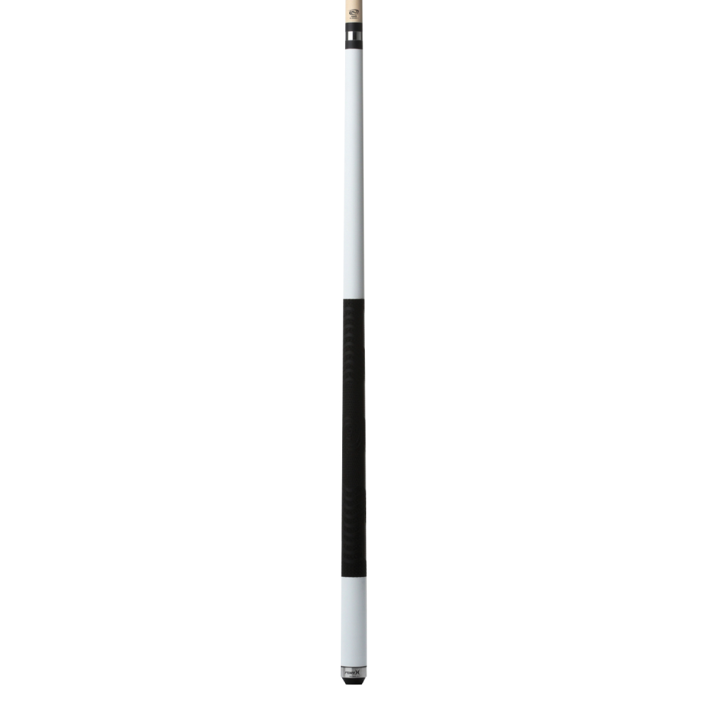 Pure X Matte White Cue with MZ Grip 2 Shaft Bundle - detail