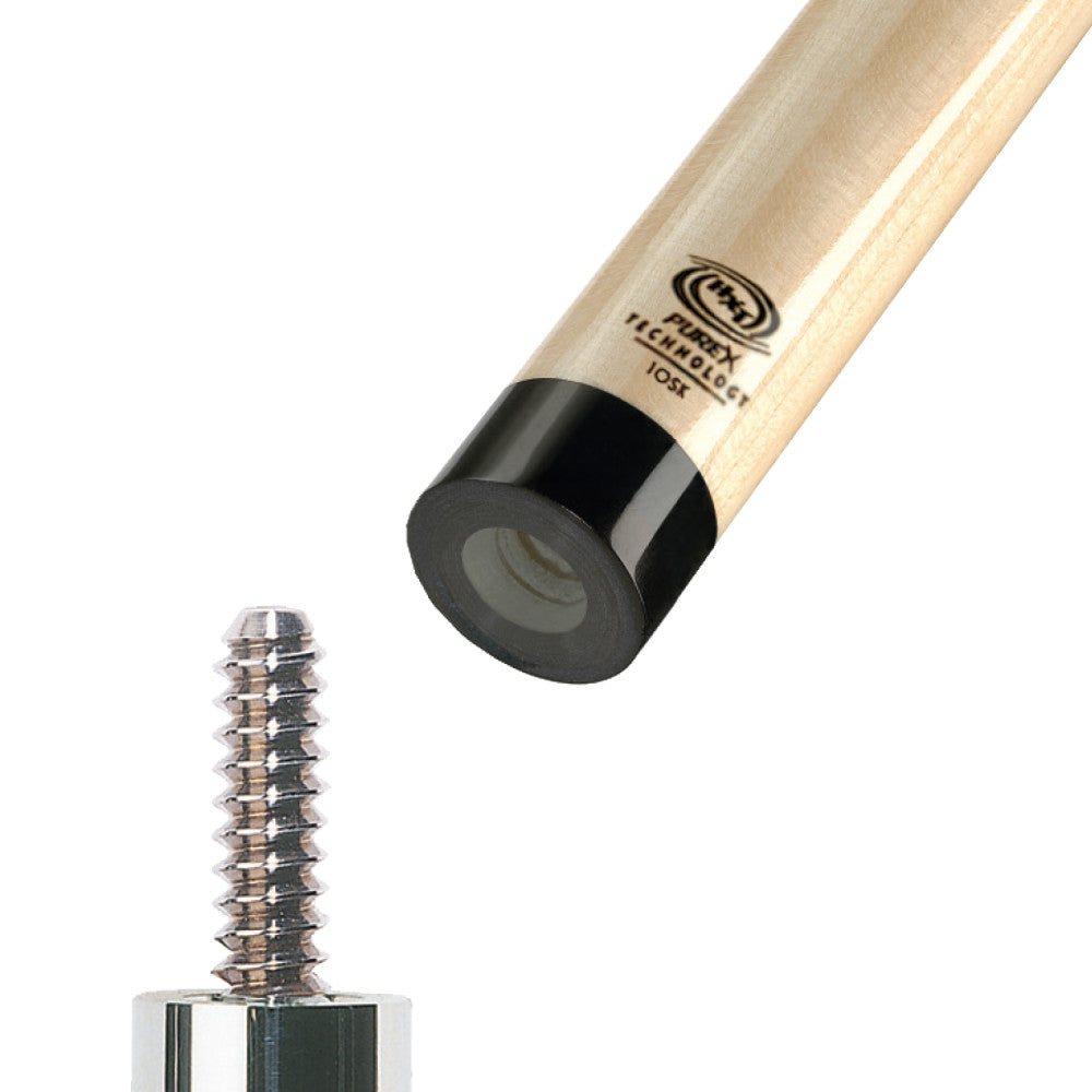 Pure X PSK pool cue shaft joint with protruding screw tip. PSK-10BC
