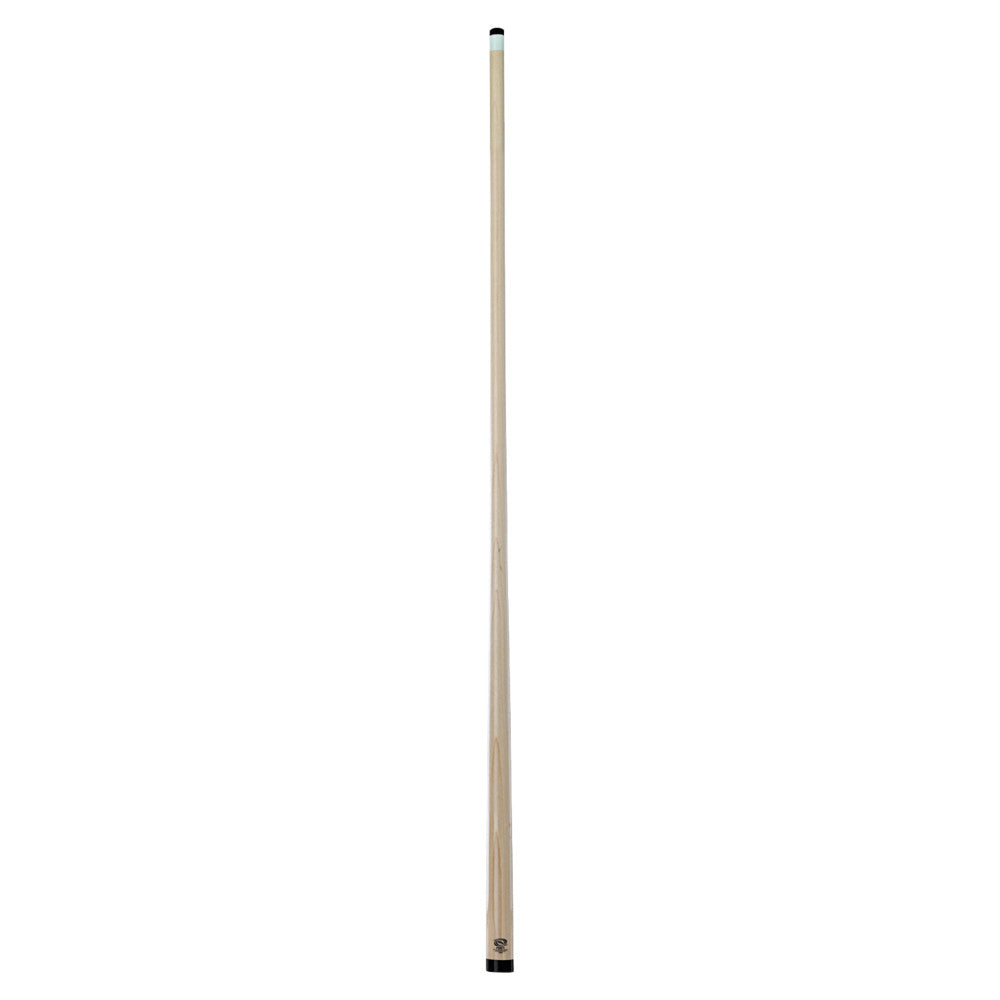 Full length shot of a PSK pool cue shaft from end to end.