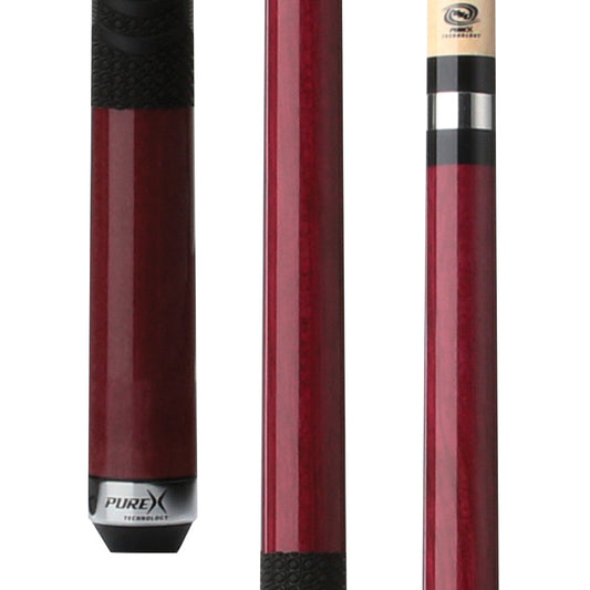 Pure X HXTC23 cue butt, shaft, and joint detail.