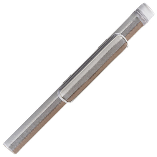 Pure X PXC511 leatherette 1x1 hard cue case white front view PXC511W