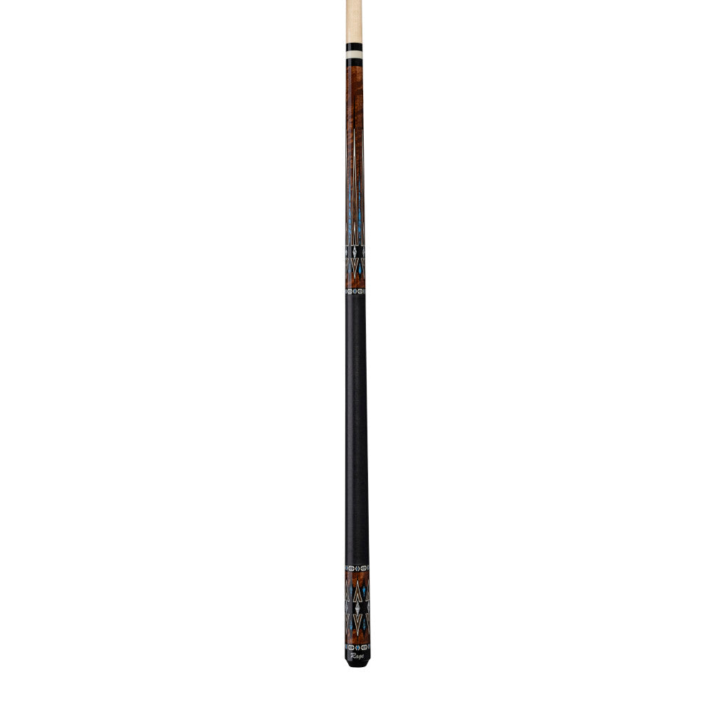 Rage Almond Central Cue with Black Linen Wrap (RG220) billiard pool cue stick by ASKA