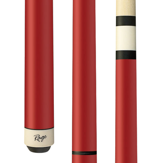 Product image featuring the Heavy Hitter cue in a striking red color.