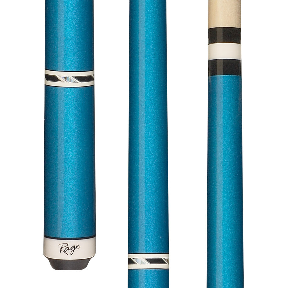 Rage Metallic Blue Charger Wrapless Cue (RG95)