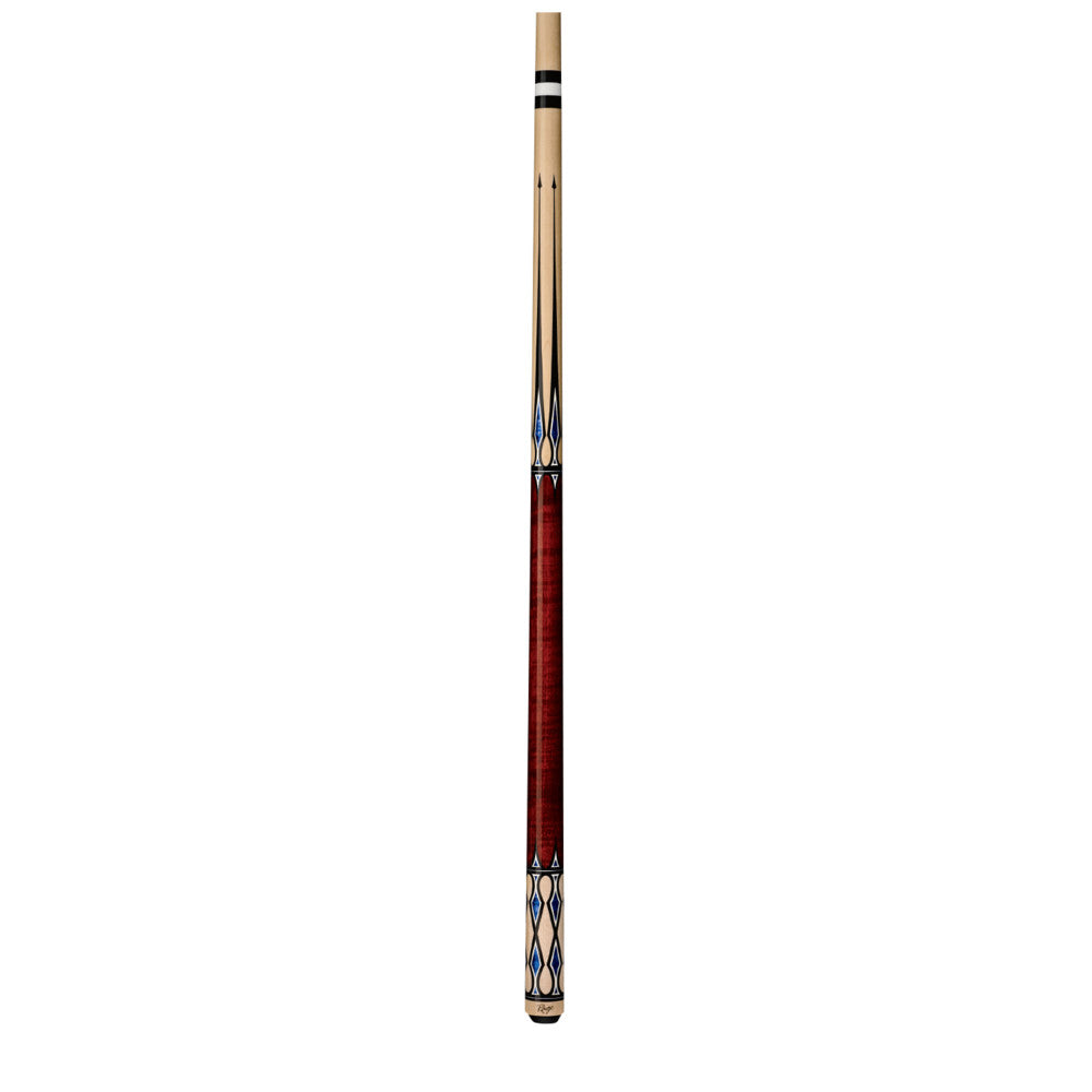 Full view of the Oh Romeo RG202 two-piece pool cue assembled.