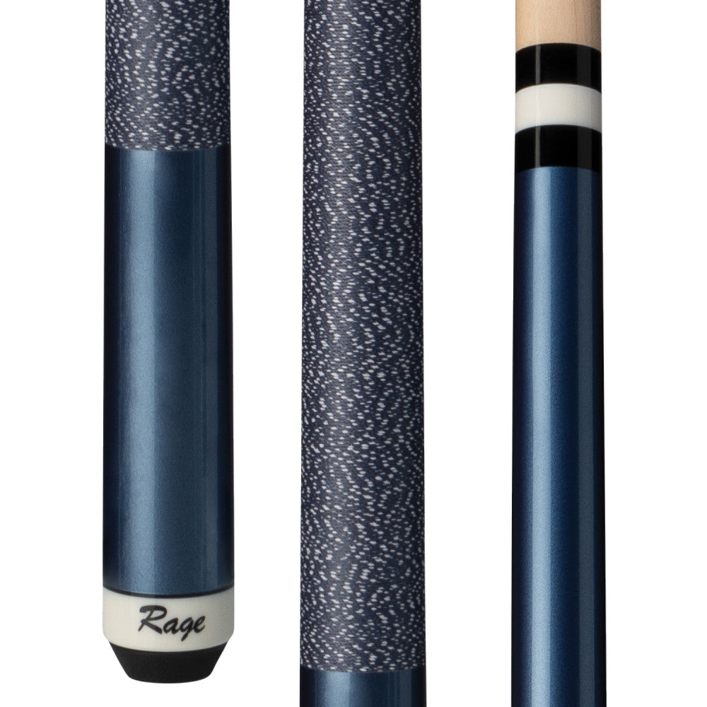 Rage Pro Billiard Cue Kit | 2-Piece Hard Rock Maple Pool Cue with Case