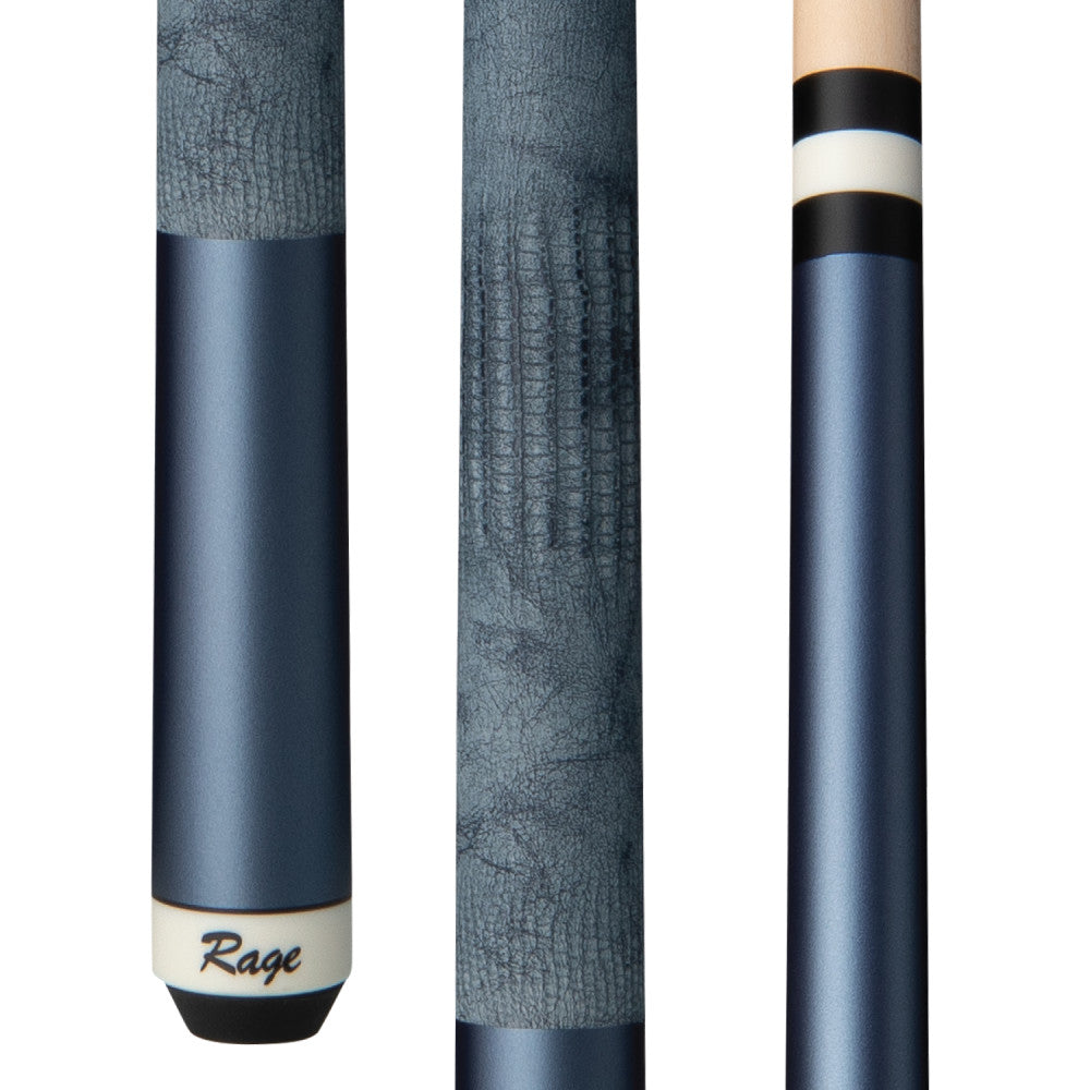 Rage Pro Billiard Cue Kit | 2-Piece Hard Rock Maple Pool Cue with Case