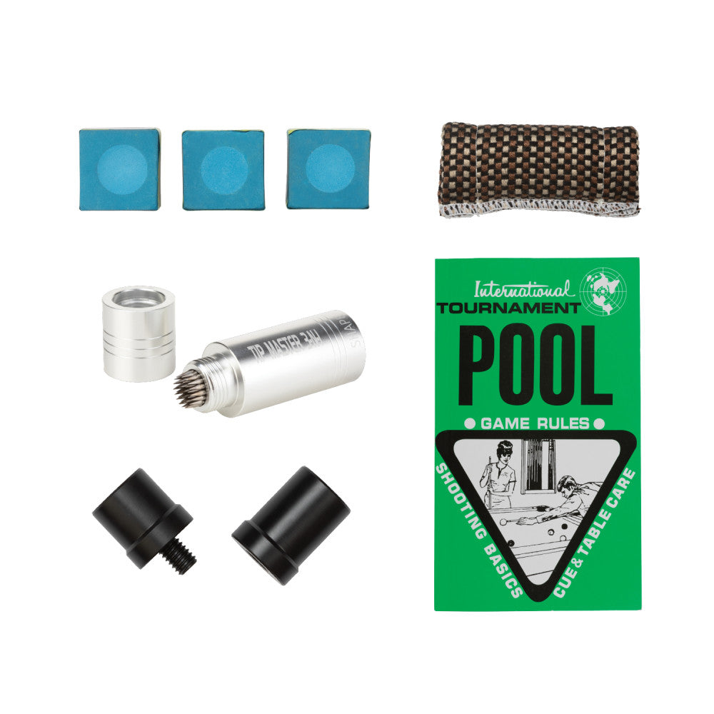 Rage Pro Billiard Cue Kit | 2-Piece Hard Rock Maple Pool Cue with Case