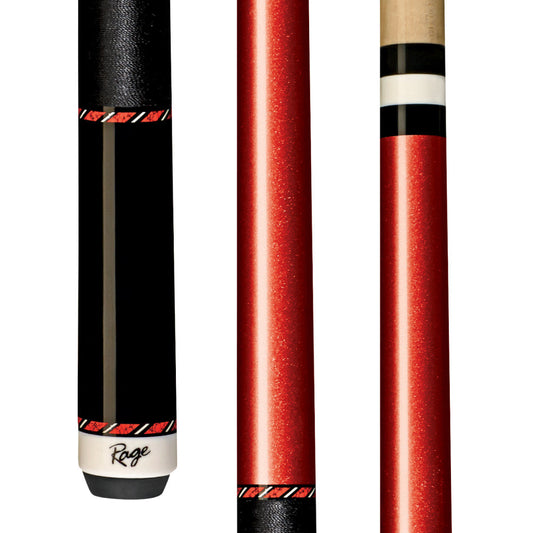 Rage Righteous Red Cue with black nylon wrap. RGC9