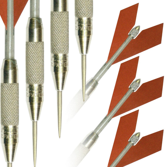 Unicorn 1937 Silver Comet Steel Tip Dart Set — view 1