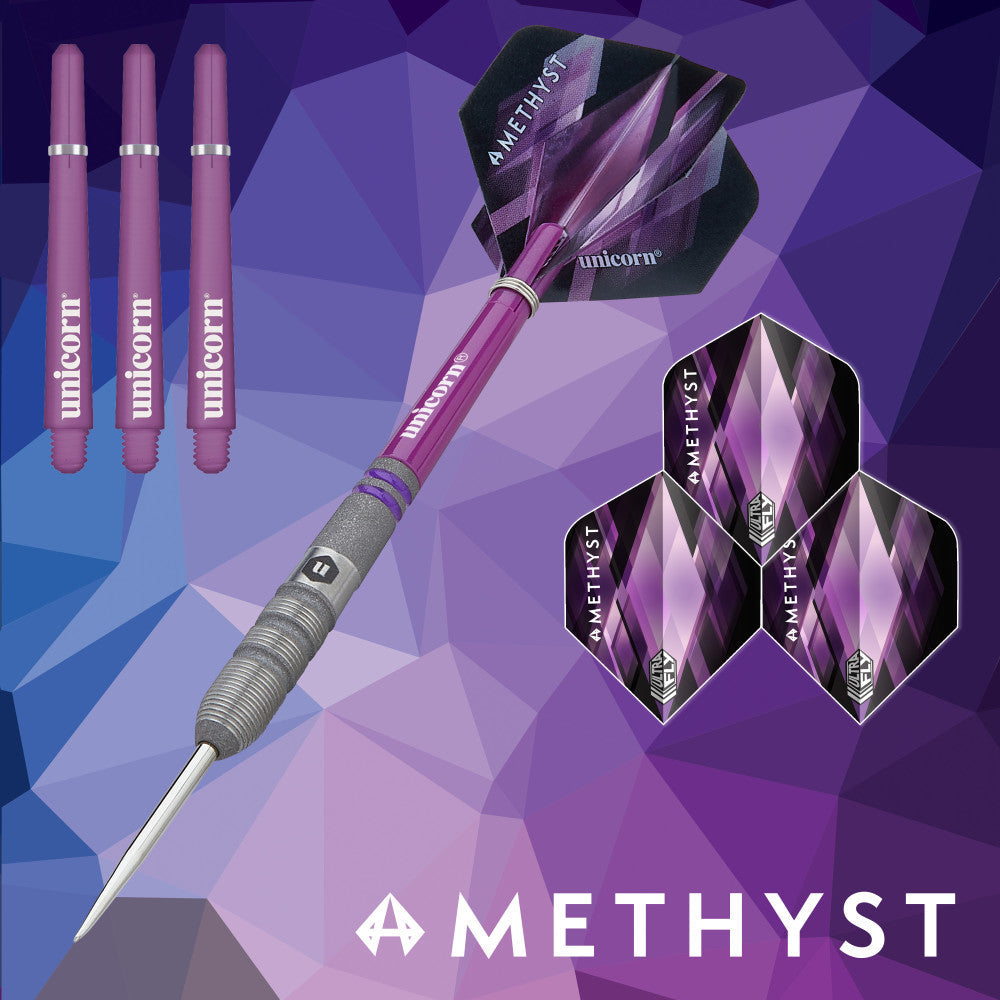 Unicorn Amethyst Steel Tip Dart Set — view 2