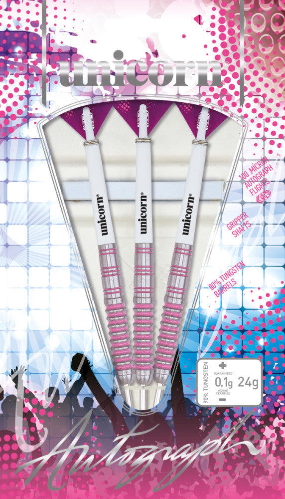 Unicorn Autograph Style 1 Steel Tip Dart Set — view 4