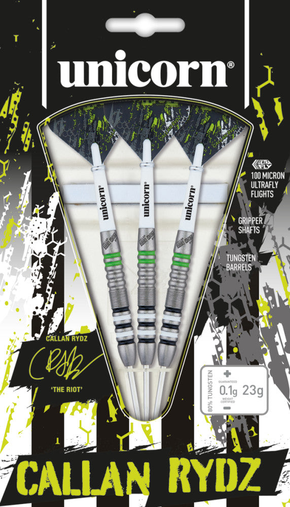 Unicorn Callan Rydz ‘The Riot’ Steel Tip Dart Set — view 7