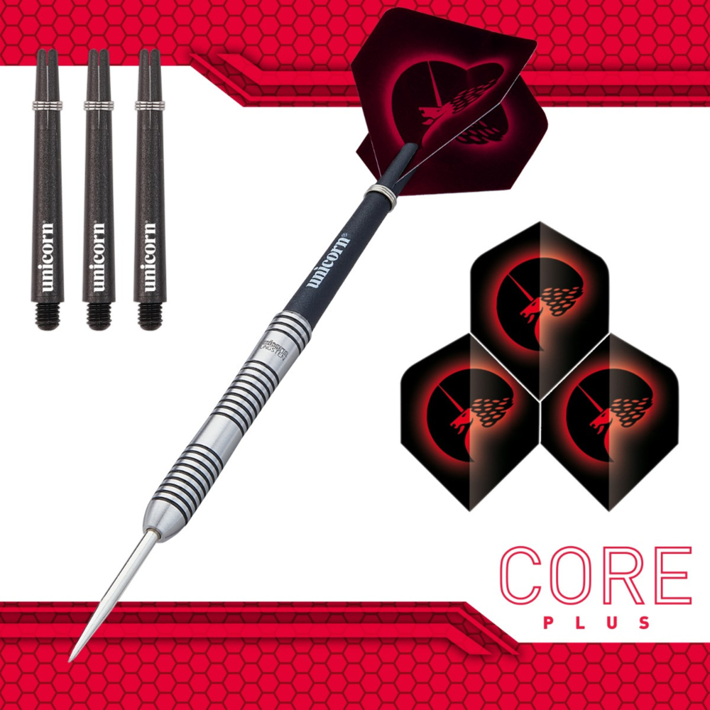 Unicorn Core Plus Tungsten Style 2 Steel Tip Dart - 80% Tungsten — view 2