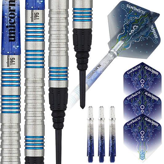 Unicorn Core XL T95 Blue Type 2 Soft Tip Dart Set — view 1