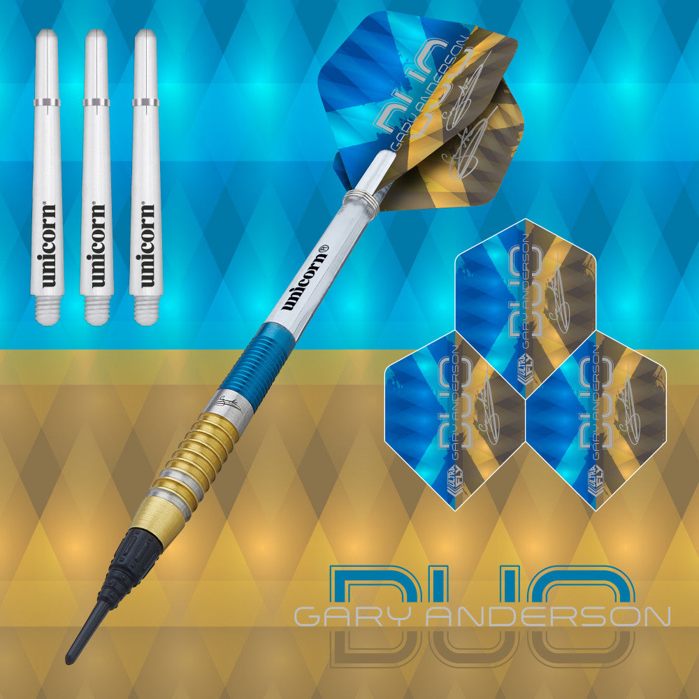 Unicorn Gary Anderson Duo Soft Tip Dart Set — view 2