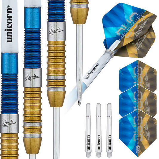 Unicorn Gary Anderson Duo Steel Tip Dart Set — view 1