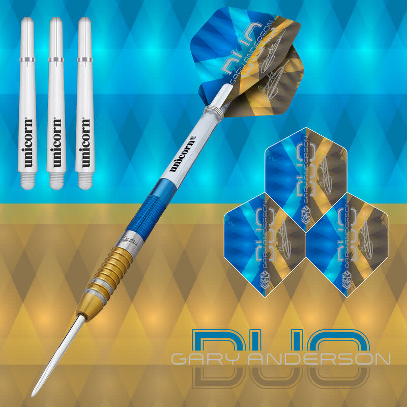 Unicorn Gary Anderson Duo Steel Tip Dart Set — view 2
