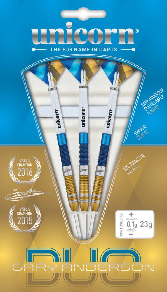 Unicorn Gary Anderson Duo Steel Tip Dart Set — view 7
