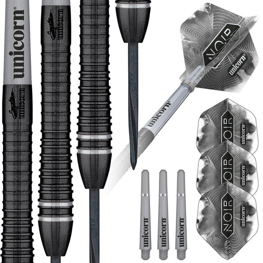 Unicorn Gary Anderson Phase 6 Noir Steel Tip Darts — view 1