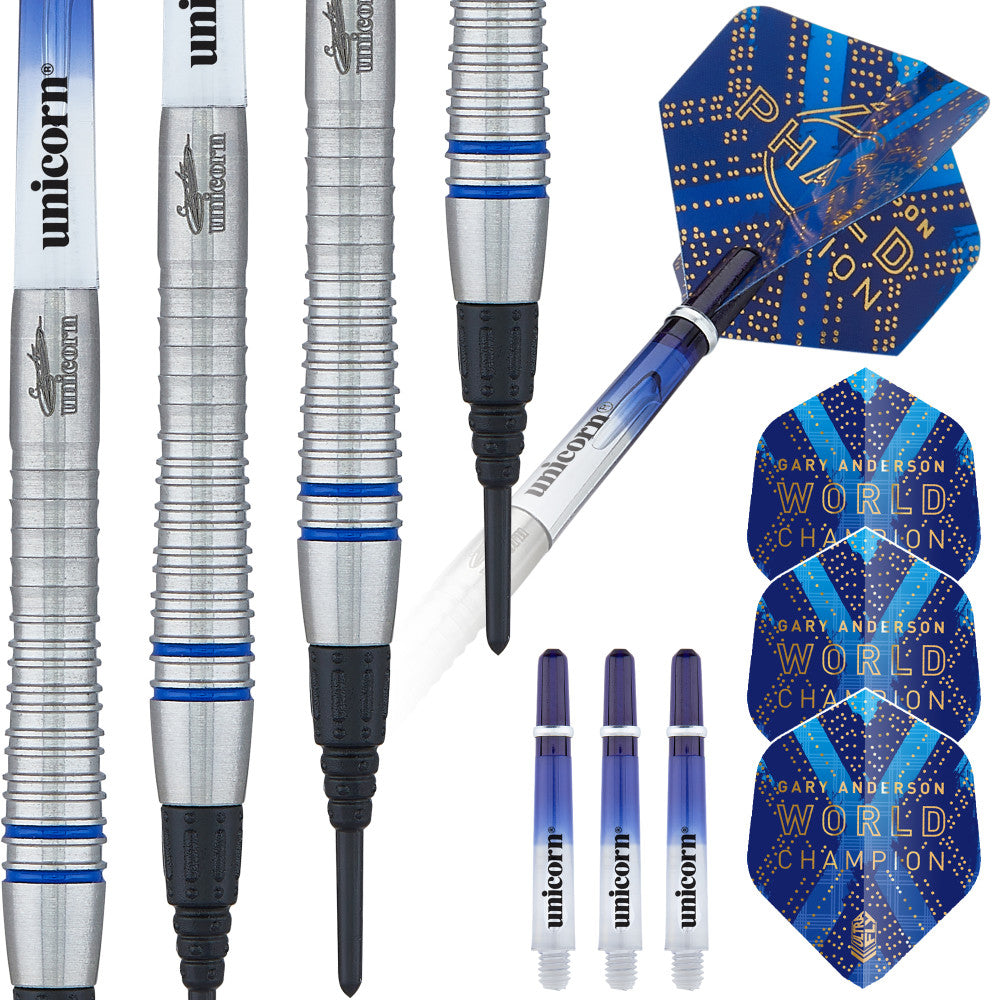 Unicorn Gary Anderson Phase 6 Soft Tip Dart Set — view 1